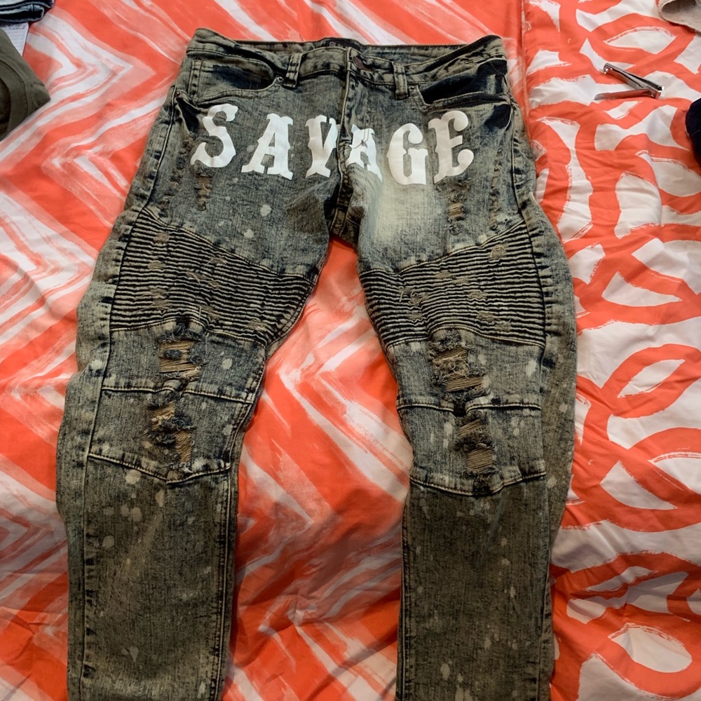 Savage denim jeans